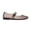 Black, variant on LUCKY STEP Womens Jelly Ballet Flats Buckle Strap Lightweight Mesh Clear Beach Sandals,Transparent