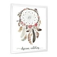 thumbnail image 3 of Designart 'Dream Catcher Made With Ethnic Feathers' Bohemian & Eclectic Framed Art Print, 3 of 4