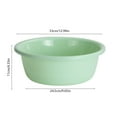 thumbnail image 3 of cpengpj 33x24.5x11cm Thickened Square Plastic Household Multi-Purpose Basin - Food-Grade Washbasin for Laundry, Foot Soaking, Vegetable Washing, Dorm Students, 3 of 6
