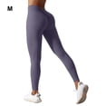 thumbnail image 3 of Leggings Sonducket Pantalones de Yoga Push Up Fitness Cintura Alta Púrpura METRO, 3 of 6