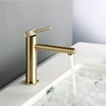 Bathroom Sink Faucet Brass Single Handle Basin Mixer Tap Single Hole