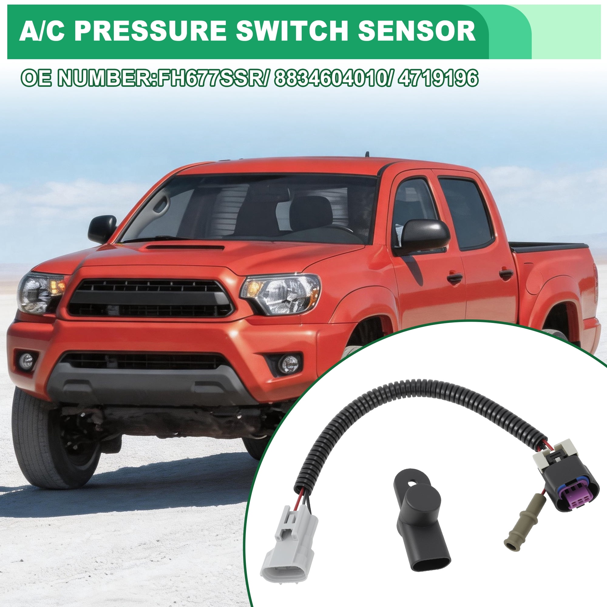Unique Bargains AC Compressor Sensor FH677SSR for Toyota Tacoma 2.7L 4.0L 05-15