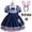 Dress+Accessories, variant on Girls Bunny Costume Dress with Nose Tail Tie Headband Halloween Rabbit Cosplay Outfits
