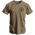 thumbnail image 2 of Combat Iron Hooked On Quack Hunter 'get Ducked' Men's T-Shirt Xl / Coyote, 2 of 3