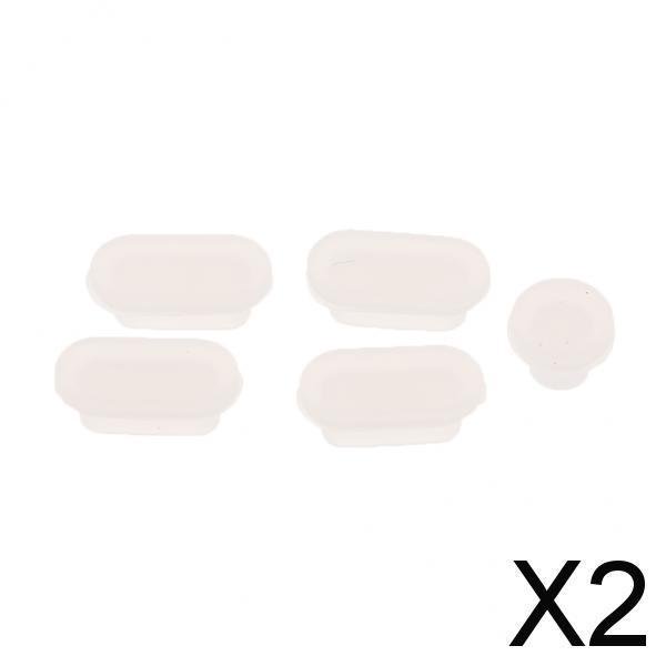 Paquete de 2-4 tapones antipolvo de silicona, tapón a prueba de polvo, tapa de puerto de auriculares USB para 2 piezas