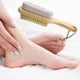 thumbnail image 4 of Yuarrent Cepillo de piedra pómez, cepillo de mano reutilizable de nailon de doble cara, limpieza de manos y pies, cepillos de baño, removedor Juegos de accesorios de baño, 4 of 6