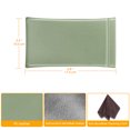 thumbnail image 2 of Fintie Squeeze Top Eyeglasses Pouch with Cleaning Cloth, Leather Soft Glasses Case Anti-Scratch Sunglasses Bag, Sage Green, 2 of 7
