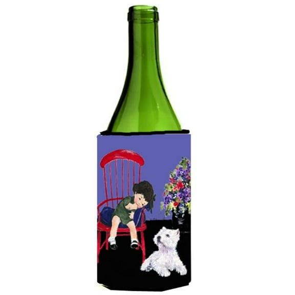 Westie Wine bottle sleeve Hugger