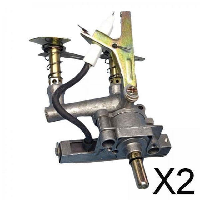 2xgrill Regulador De Lanzador De Válvula De Gas, Con Salida Automática De Gas, Válvula De Parrilla, Con Pulverizador De Llama Automático, Para Regalo, Chimenea 2 piezas