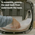 thumbnail image 6 of Ingenuity Baby Base 2-in-1 Booster Feeding High Chair and Floor Seat with Self-Storing Tray - Peacock Blue, 6 of 14