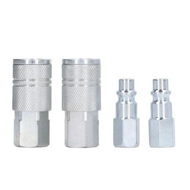 Interstate Pneumatics 1/4” Industrial Steel Swivel Plug X 3/8” Male NPT – CPHS461