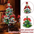 thumbnail image 2 of Luces de estaca TQEHS para jardín con energía solar para árbol de Navidad 75 cm W1S2, 2 of 6