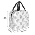 thumbnail image 3 of Lsque Turtle Pattern Lunch Bag Women/Men Insulated Lunch Box,Small Leakproof Cooler Food Lunch Containers Reusable High Capacity Lunch Tote Bags, 3 of 6
