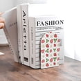 thumbnail image 6 of Pofeuu Strawberry Print Large Bookend Hold Heavy Books- Wood Bookends for Heavy Books Heavy Duty Book Ends Wood Bookends for Office Desk Non-Skid, 6 of 7