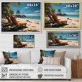 thumbnail image 4 of Designart "Dreaming of the Tropical Beach II" Nautical & Beach Wall Art Print, 4 of 5