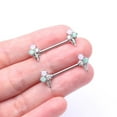 thumbnail image 3 of A Pair of Adorable Mixed Flavor Ice Cream Cone Nipple Barbell, 3 of 5