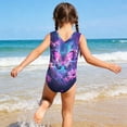 thumbnail image 7 of WERYOUNG Girl's One-Piece Swimsuits Sleeveless Scoop Neck Butterfly Print Kids Funny Swimwear Beach Sports Breathable Cozy Children Beachwear, 7 of 7