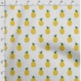 thumbnail image 3 of Soimoi Watercolor Fruit Print,Cotton Poplin, Sewing Fabric Sold by The Yard 42 Inch Wide,Sewing Craft Quilting/Quilt Making Fabric, Light Gray, 3 of 5