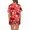 H1-Red556, variant on Puliio Womens Halloween Pajamas Set Candy Cute Bone Print Short Sleeve Sleepwear Button Down Loungewear 2 Piece Pjs Shorts Set