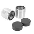 thumbnail image 2 of 2PCS Trailer Wheel Bearing Protectors with Dust Covers Stainless Steel Universal for Boats Snowmobiles RVs ATVs, 2 of 4