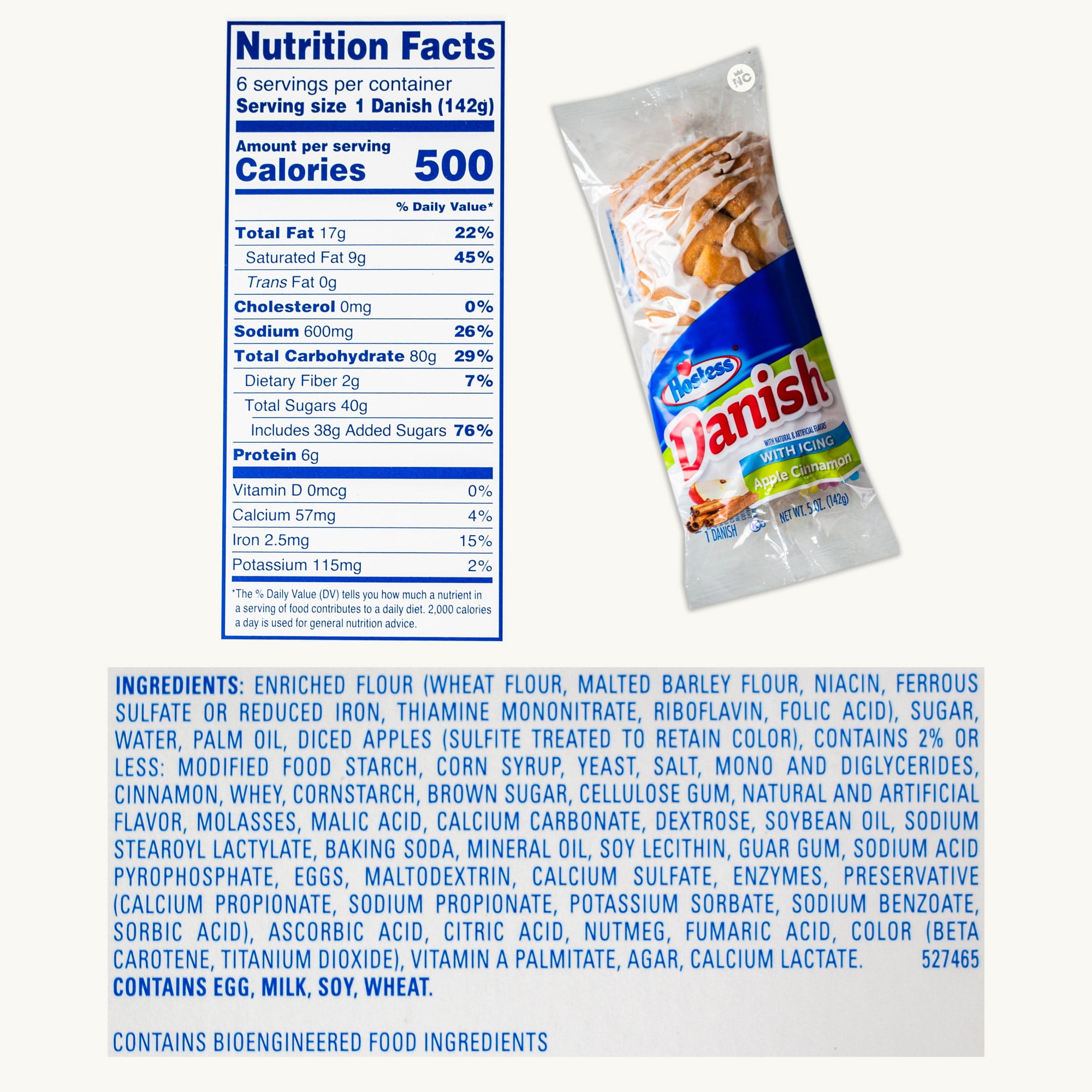 Hostess Danish Variety Pack 5oz - Cream Cheese, Apple Cinnamon, Berries Cream Cheese - Apple Pie 12ct - 13 Items