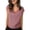 Red, variant on Women's V-Neck Sleeveless Tee - Breathable Striped Summer Top, Plus Size Loose Fit (XL-8XL, 10 Colors) | Yubnlvae (Black | XXL)