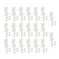 thumbnail image 6 of Clearance!12/20 PCS Mini Blind Valance Clips Clear Plastic Valance Retainer Clips Blind Window Valance Clips Hidden Valance Clips, 6 of 6