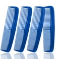 thumbnail image 1 of Peine para el cuidado del cabello Soft 'N Style, paquete de 4, no rompible, peine para hombre/peine de dientes finos/peines para cabello, 1 of 5
