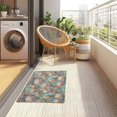 thumbnail image 4 of Yayeee Doormat for Inside 20"x32" Absorbent Low-Profile Washable Non-Slip Rubber Backed Entryway Rug, Colorful Water Lilies Pattern, 4 of 8