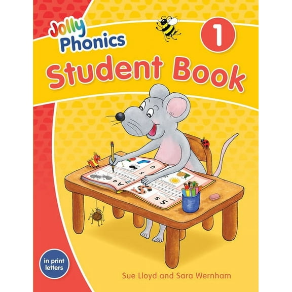 Jolly Phonics Student Book 1: In Print Letters (American English Edition), (Paperback)