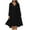 Black1, variant on Babysbule Women's Dresses Women's Summer Long Sleeve Smock + Dress Two Piece Set Long Dress Beach Maxi Dress