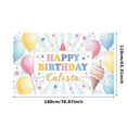 thumbnail image 6 of Colorful Birthday Banner Happy Children Background Decorative Birthday Party for Kids Celebration Event Decoration, 6 of 8
