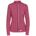 thumbnail image 1 of Trespass - Chaquetilla de manga larga y cremallera modelo Indira para mujer (Vino Jaspeado), 1 of 2