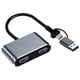 thumbnail image 1 of Likrtyny Adaptador USB 3.0 Tipo C A HD Dual Compatible Con 5 Gbps para Tableta Escritorio, 1 of 9