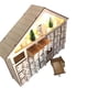 thumbnail image 4 of Calendario de Adviento de madera para Navidad, adorno de cuenta atrás de Casa de pueblo iluminado con LED, caja de cajones grandes, decoración de Navidad, 24 piezas, 4 of 4