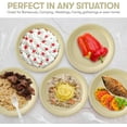thumbnail image 4 of FREE SHIPPING COMPOSTIE 50pcs 100% Compostable and Disposable Sugarcane Paper Plates 9 Inch for 50 Guests and Events Parties Weddings, 4 of 5