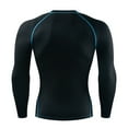 thumbnail image 3 of Mens Tight Fitting Training Clothes Sports Fitness Clothes Running Clothes Sweat Wicking Quick Drying Long Sleeved T Shirt Top, 3 of 3