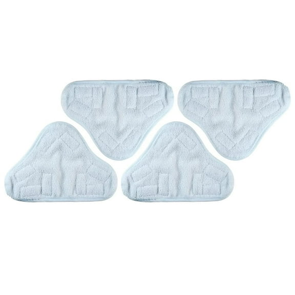Kingswick 4 Packs H2OX5 Microfiber Steam Mop Pad Replacement - Compatible with H2O H20 Steam Mop X5 - Washable & Reusable - Exact Fit for H2O X5 Steam Cleaners H20 Models - Improved Design