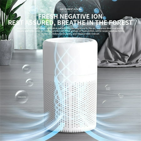 

Air Purifiers For Home Bedroom HEPA Air Purifier For USB Charging With Desktop Living Room Office