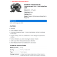 thumbnail image 2 of Rear Brake Pad and Rotor Kit - Compatible with 2003 - 2008 Dodge Ram 3500 2004 2005 2006 2007, 2 of 2