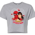 thumbnail image 3 of Marvel Spider-Man - Mary Jane Valentine - Juniors Cropped Graphic T-Shirt, 3 of 5