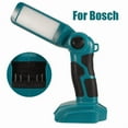 thumbnail image 1 of 12W LED Flashlight Work Light for Bosch 18V Battery Jobsite Handheld Spotlight Desk Lamp with USB 90 Degree Pivoting Head, 1 of 6