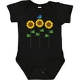 thumbnail image 3 of Inktastic Sunflower Garden and Bird Boys or Girls Baby Bodysuit, 3 of 5