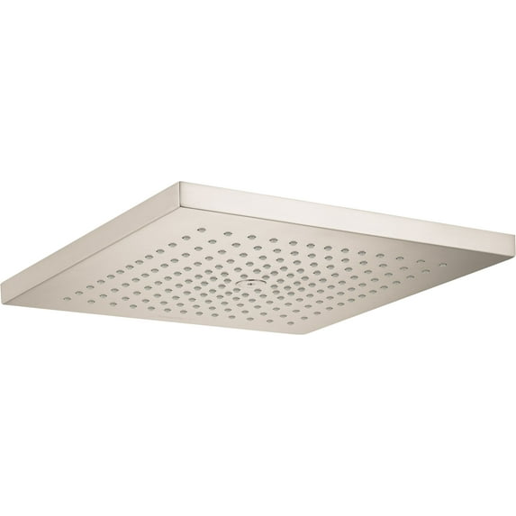 Hansgrohe 26239 Raindance E 2 (GPM) Single Function Rain Square Shower Head - Nickel