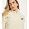 thumbnail image 4 of Merino Wool Cardigan for Women Made By Aran Woollen Mills, 4 of 5