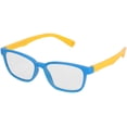thumbnail image 3 of Kids Blue Light Blocking Glasses Soft Silicone Frame Flat Eyeglasses with Case Blu-Ray Filter Boy Girl Eyes Protection, 3 of 6
