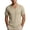 Khaki, variant on Mens Shirts Summer V-Neck Corduroy Pullover Tops Loose Casual Short Sleeve T-Shirts Plus Size Men Clothing Navy XL