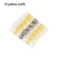 thumbnail image 3 of Methold 300 Pieces Red Solder Seal Wire Electrical Butt Connection Waterproof Connector Copper with Automotive Terminal Sleeve Soldering Electrónica miscelánea Amarillo 10PCS, 3 of 6