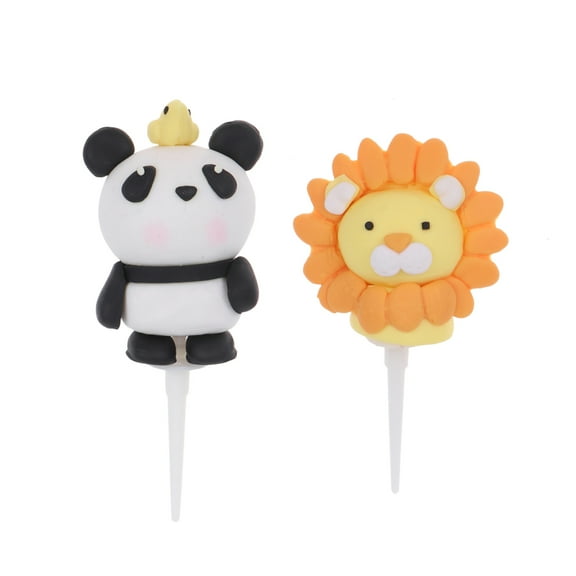 Raindrops Adorable Panda Cake Insert Card Multi Color Safe for Cake and Cupcake Decor