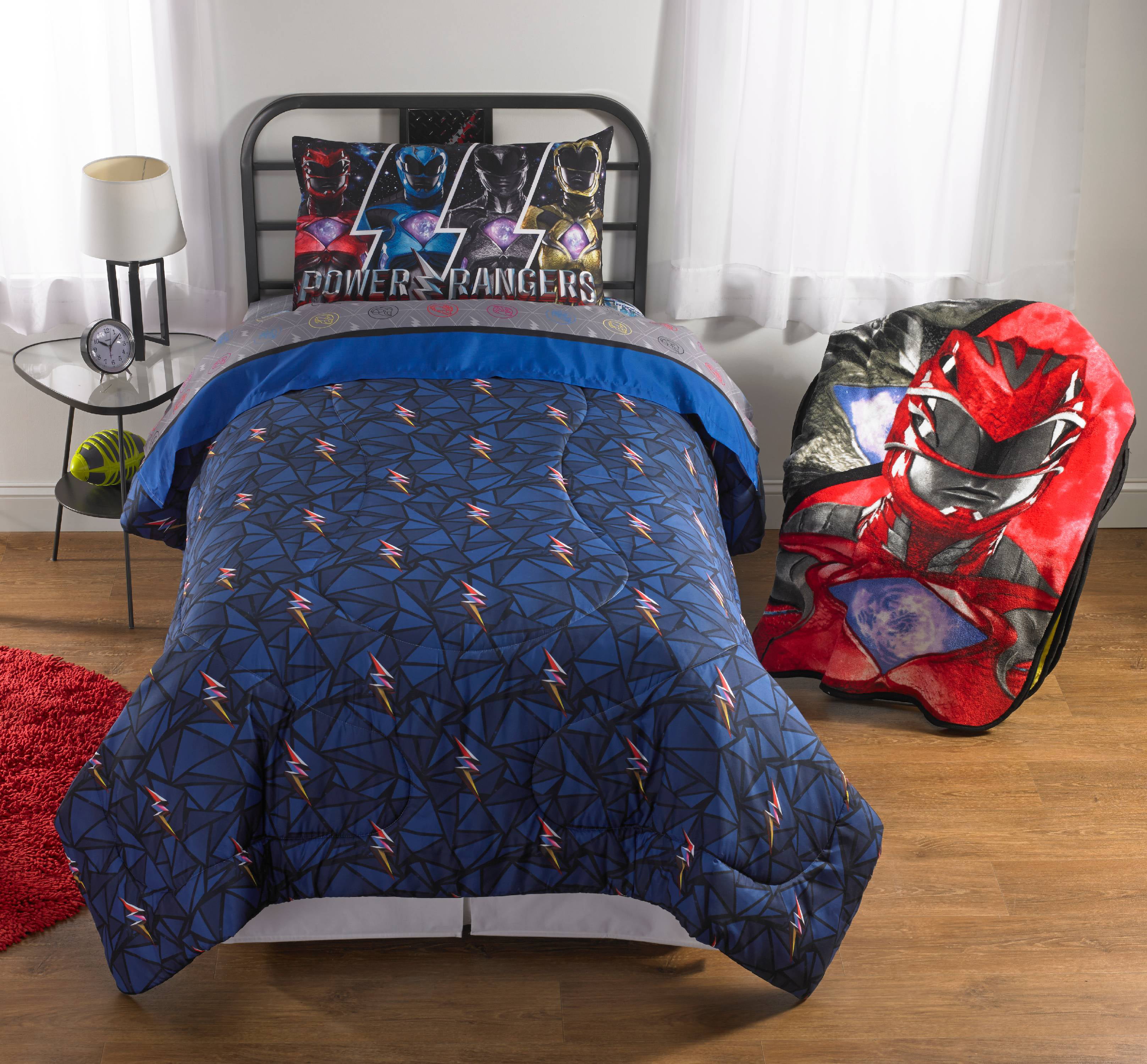 Power Rangers Band Together Reversible Twin Or Full Comforter 1